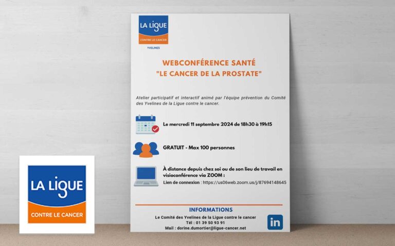 Webconférence « Le cancer de la prostate »